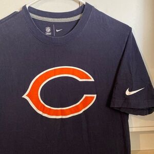 Nike/NFL (Chicago Bears) - Blue Tee w/ Orange “C” Logo